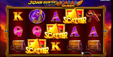 John Hunter and the Tomb of the Scarab Queen Slot